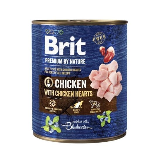 Picture of Brit Premium Chicken with Hearts 800g | Adult Dogs